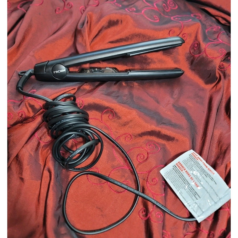 Fromm F8001 Elite Thermal 1" Professional Hair Straightener Flat Iron Black - Picture 2 of 7